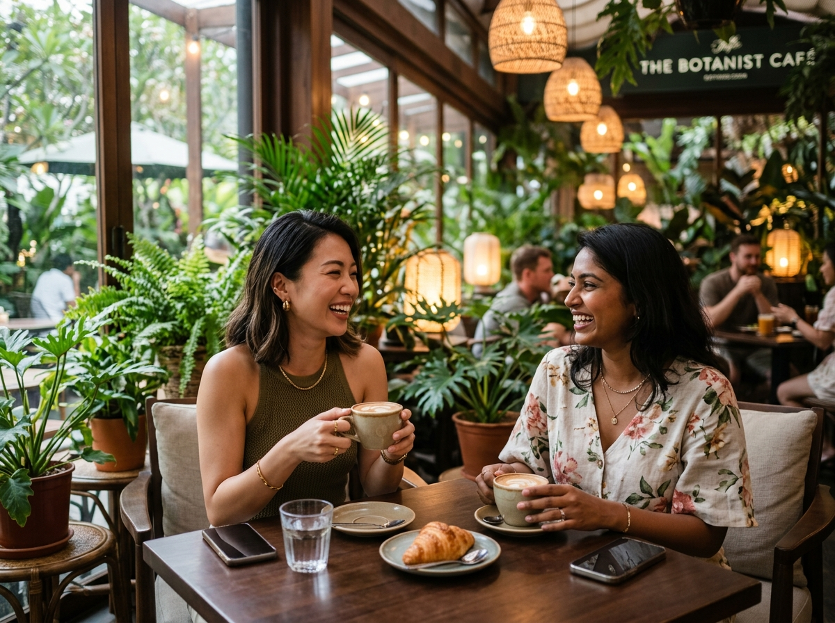 Couple on a coffee date